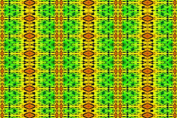 Textured African fabric, multicolored pattern