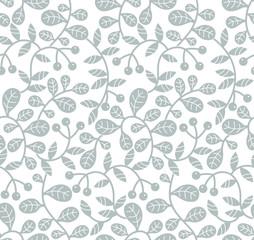 Vector Floral Seamless Pattern Background