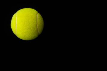 tennis ball on white background