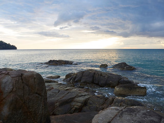 beach and rocks, Moo Koh Surin