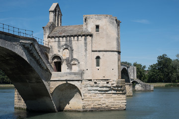 Fototapeta na wymiar Die Brücke von Avignon, Frankreich