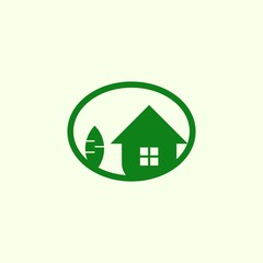 Home Village Residential Creative Icon Logo Design Template Element Vector