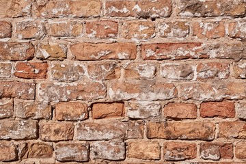 Old brick wall house texture