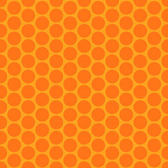 seamless pattern with orange circles, halloween background