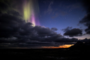 Zorza polarna nad południowym Spitsbergenem © blackspeed