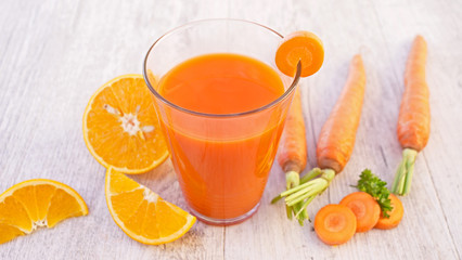 carrot and orange juice- detox vegetable juice