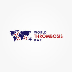 World Trombosis Day Design Template Vector illustration