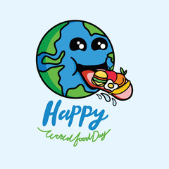 World Food Day Illustration Vector