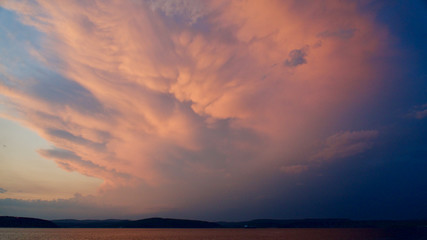 Fototapeta premium Sunset over the Aegean Sea