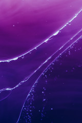 abstract blue background, liquid macro photography