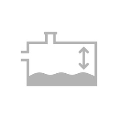 Cooling level sensor in car