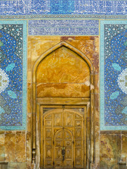  Imam mosque entrance, Isfahan, Iran