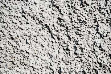 Texture photo of white rough concrete plaster