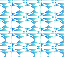 Geometric shape gradient color pattern design for textile and background