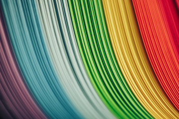 Close up beautiful color rainbow abstract background.