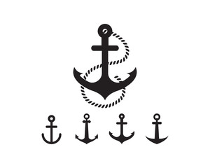 Anchor icon graphic design template vector illustration