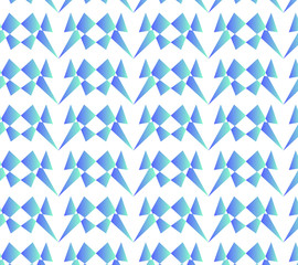 Geometric shape gradient color pattern design for textile and background