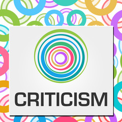 Criticism Colorful Rings Circular Background Square 