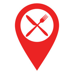 Besteck und Kartenmarkierung