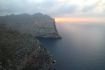 Viewpoint to Cap Formentor, West Coast, Mallorca, Spain
