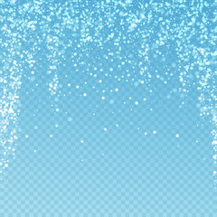 Magic stars sparse Christmas background. Subtle fl