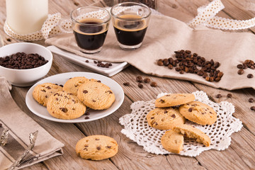 Chocolate chip cookies. 