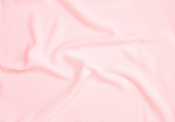 Abstract pink fabric texture background, empty pink waving fabric pattern background