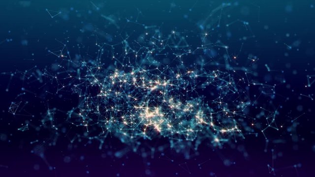 Formation of the brain from glowing neurons