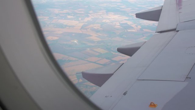 Earth Through The Airplane Window