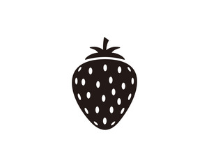 Strawberry icon symbol vector