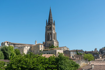 Fototapeta na wymiar SAINT-EMILION, en Gironde, France