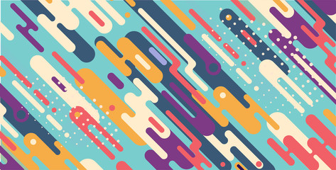 Abstract background with colorful rounded shapes