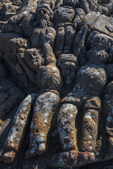 Rotheneuf, Brittany France. Sculptures in rocks, by the Priest Foure