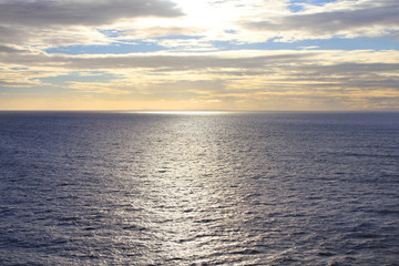 Caribbean sea seascape view