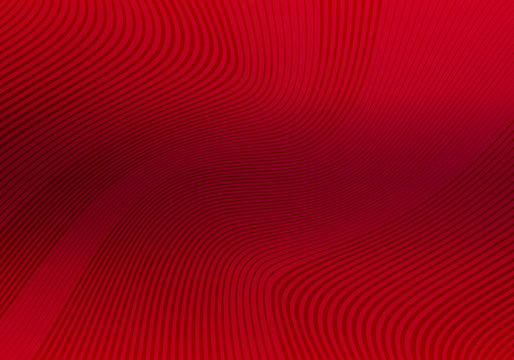 Abstract Red Background with Stripes. Vector Minimal Banner. Minimalist Geometric Texture with Gradient
