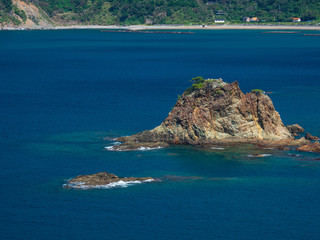 伊豆半島　岩場　日本　９月下旬