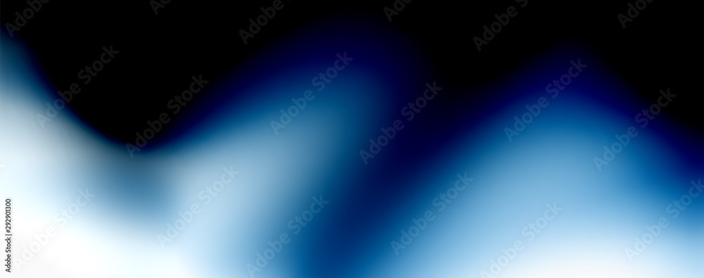 Poster Abstract Vector Colorful Background with Blurred Wave. Dynamic Flow Shape