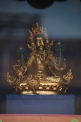 Golden Buddha on the territory of datsan.
