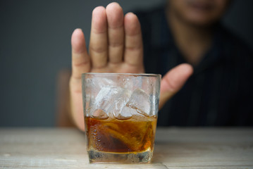 Concept of Withdrawal Symptoms from alcohol or Alcoholic diseases