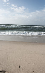 View of beach and clouds