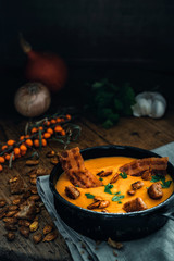 Kürbis Suppe