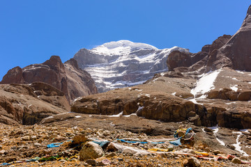 The western face of Maunt Kailash - obrazy, fototapety, plakaty