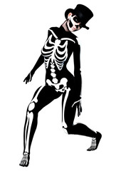 3D Rendering Halloween Party