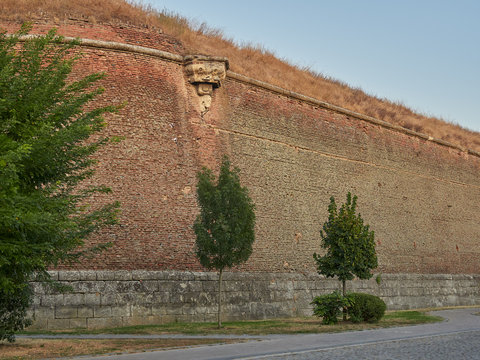 Fortification walls in Alba Iulia, Romania