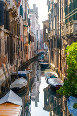 Italy. Venice. The historic city center in sunny weather.