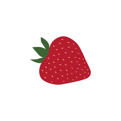 Garden strawberry icon. Vector illustration