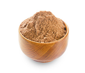 chocolate protein powder and mixed sugar.