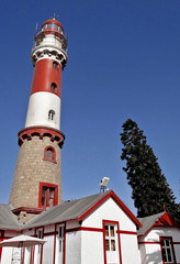 Célèbre phare de Swakopmund en Namibie