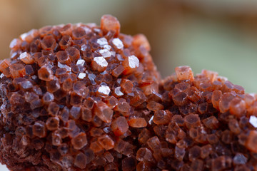 Aragonite crystal.  natural mineral specimens.