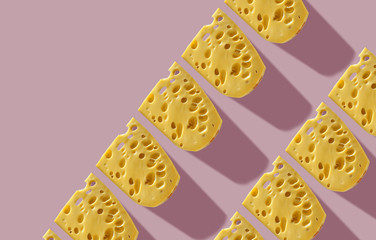 Mold Cheese. Geometric and modern image.